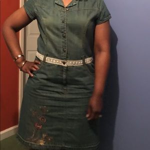 Blue jean dress